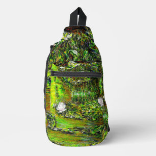 Ein Teich mit unreinen Gedanken Crossbody Bag