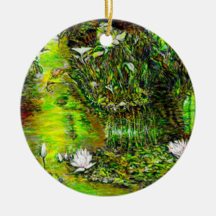 Ein Teich mit unreinen Gedanken Keramik Ornament