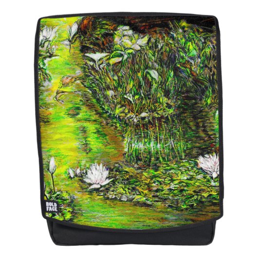 Ein Teich mit unreinen Gedanken Rucksack (Vorderseite)