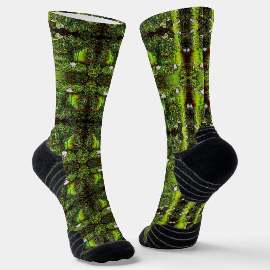Ein Teich mit unreinen Gedanken Socken (Gewinkelt)