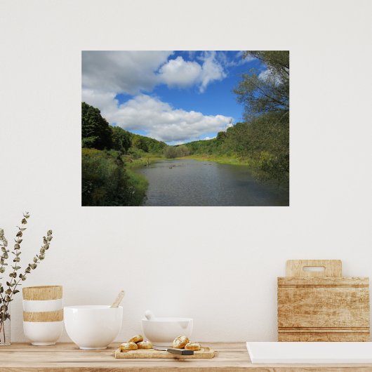 Ein Teich Poster (Küche)