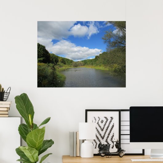 Ein Teich Poster (Heimbüro)