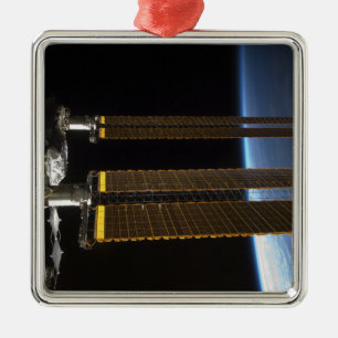 Ein Teil der Internationalen Raumstation 2 Silbernes Ornament