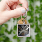 Ein Teil der Internationalen Raumstation 3 Schlüsselanhänger (Hand)