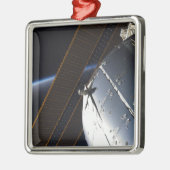 Ein Teil der Internationalen Raumstation Silbernes Ornament (Links)