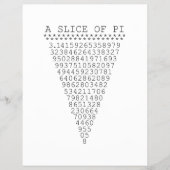 Ein Teil der Pi-Zahlen Flyer (Vorne)