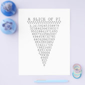 Ein Teil der Pi-Zahlen Flyer (Einzeln)