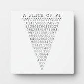 Ein Teil der Pi-Zahlen Fotoplatte (Vorderseite)