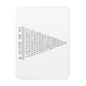 Ein Teil der Pi-Zahlen Magnet (Vertikal)