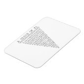 Ein Teil der Pi-Zahlen Magnet (Linke Seite)