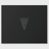 Ein Teil der Pi-Ziffern Geschenkpapier (Flach)