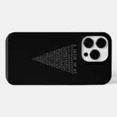 Ein Teil der Pi-Ziffern iPhone Hülle (Rückseite (Horizontal))