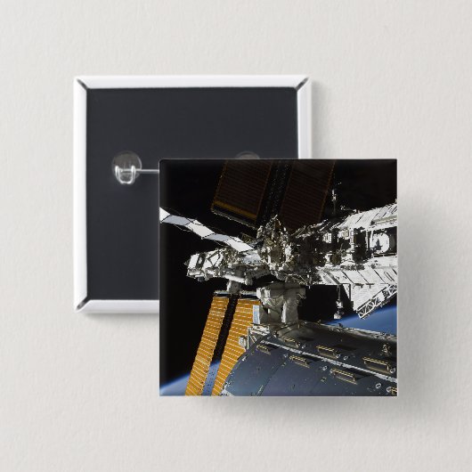 Ein Teil des Columbus-Labors Button (Vorne & Hinten)