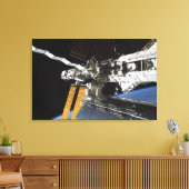 Ein Teil des Columbus-Labors Leinwanddruck (Insitu (Wohnzimmer))