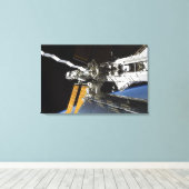 Ein Teil des Columbus-Labors Leinwanddruck (Insitu (Holzboden))