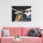 Ein Teil des Columbus-Labors Leinwanddruck (Insitu (Wohnzimmer))