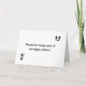 Ein Teil des größeren Bildes sein Dankeskarte (Vorderseite)