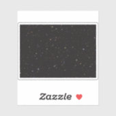 Ein Teil des Himmels mit über 45.000 Galaxien ist Aufkleber (Blatt)