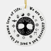 Ein Teil desselben Baumes des Lebens Keramik Ornament (Vorne)