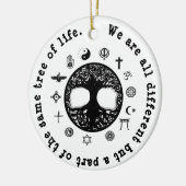 Ein Teil desselben Baumes des Lebens Keramik Ornament (Links)