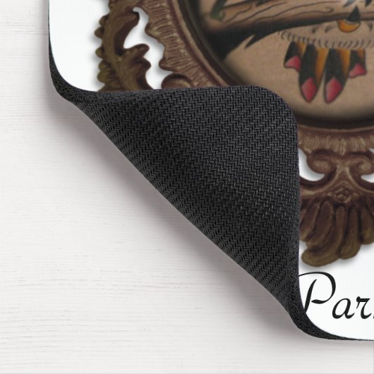 Ein Teil-Grube, ein Teil-Eule Mousepad (Ecke)