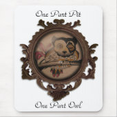 Ein Teil-Grube, ein Teil-Eule Mousepad (Vorne)