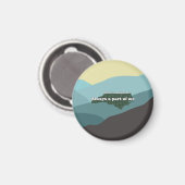 Ein Teil von mir, North Carolina Magnet (Vorderseite/Rückseite)