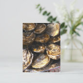 Ein Teller Austern. Postkarte (Stehend Vorderseite)