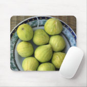Ein Teller frischer mediterraner Feigen Mousepad (Mit Mouse)