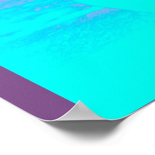 Ein Tempel - Poster. Poster (Ecke)