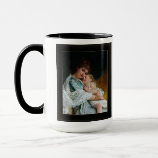 Ein Tender Embrae von Emile Munier Tasse (Links)