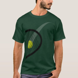 Ein Tennisball-Bewegungstreffen treffen T-Shirt