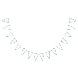 Ein Teppich mit blauen und weißen kreativen Künste Wimpelkette