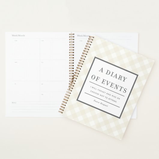 Ein Terminkalender, den ich vergessen oder nicht b Planer (Anzeige)