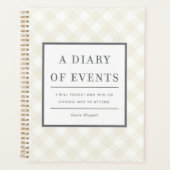 Ein Terminkalender, den ich vergessen oder nicht b Planer (Vorderseite)