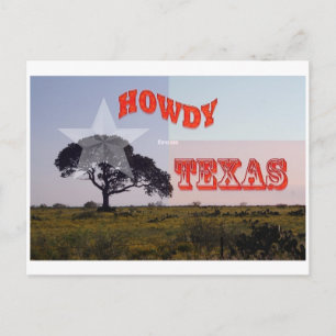 Ein Texas Howdy! Postkarte