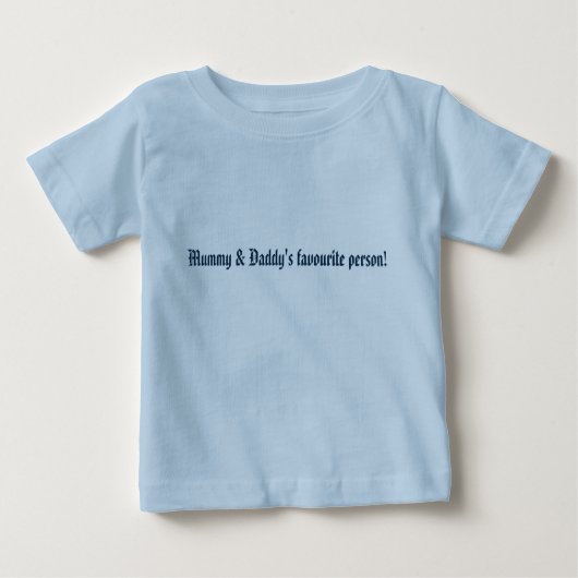 Ein textbasiertes Design, das die Liebe von Eltern Baby T-shirt (Vorderseite)