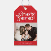 Ein Thrill der Hoffnung | Frohe Weihnachten | FOTO Geschenkanhänger (Vorderseite)