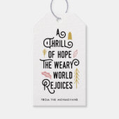 Ein Thrill der Hoffnung Geschenkanhänger (Vorderseite)