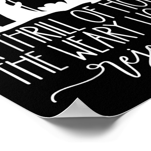 Ein Thrill Hoffnung Krippe Christlich Merry Christ Poster (Ecke)