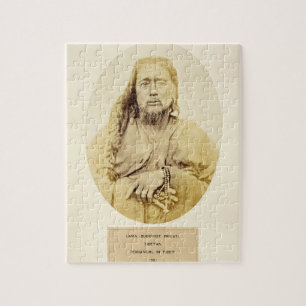 Ein tibetanischer Lama in Pemianchi, Tibet, 19. Puzzle