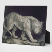 Ein Tiger (Bleistift auf Papier) Fotoplatte (Seite)