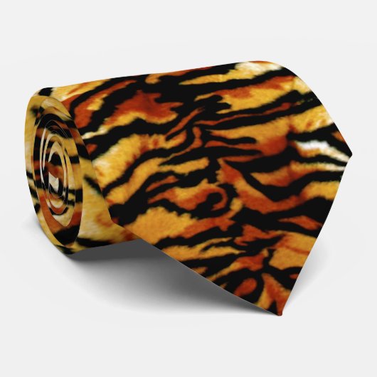 Ein Tiger durch den Schwanz Krawatte (Gerollt)