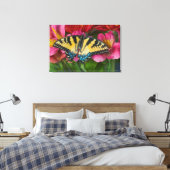 Ein Tiger-Frack-Schmetterling Leinwanddruck (Insitu (Schlafzimmer))