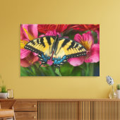 Ein Tiger-Frack-Schmetterling Leinwanddruck (Insitu (Wohnzimmer))
