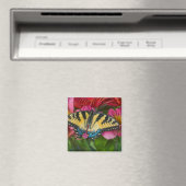Ein Tiger-Frack-Schmetterling Magnet (In Situ (Geschirrspüler))