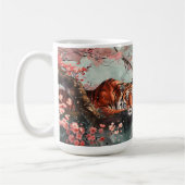 Ein Tiger im Wald Kaffeetasse (Links)