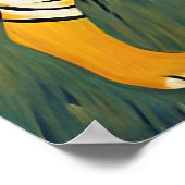 Ein Tiger in der frühen Nacht Poster (Ecke)