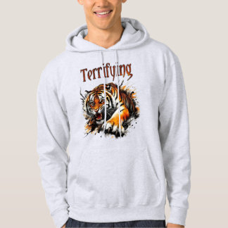 Ein Tiger in Flammen Hoodie