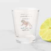 Ein Tiger wird 60 Schnapsglas (Rückseite)